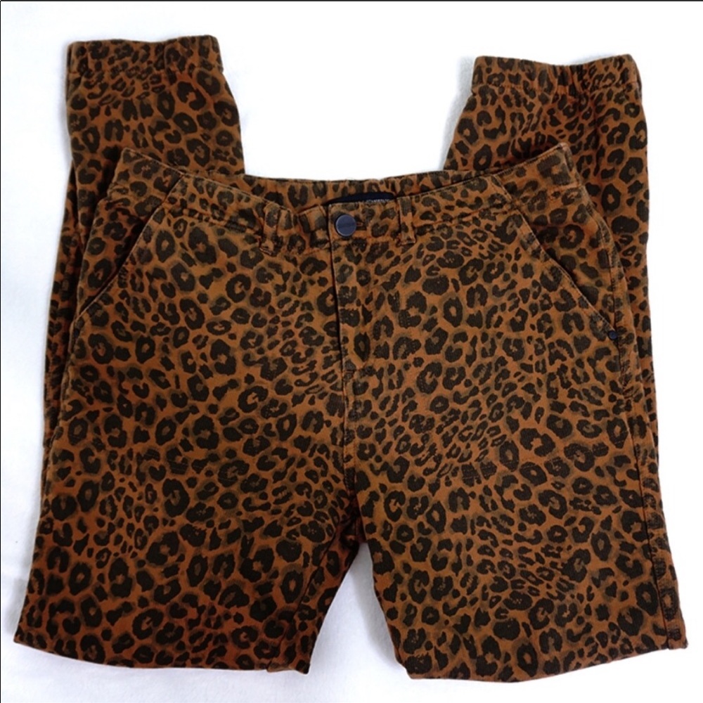 NWT XS Anthropologie X Sanctuary  Leopard Joggers - Picture 2 of 6
